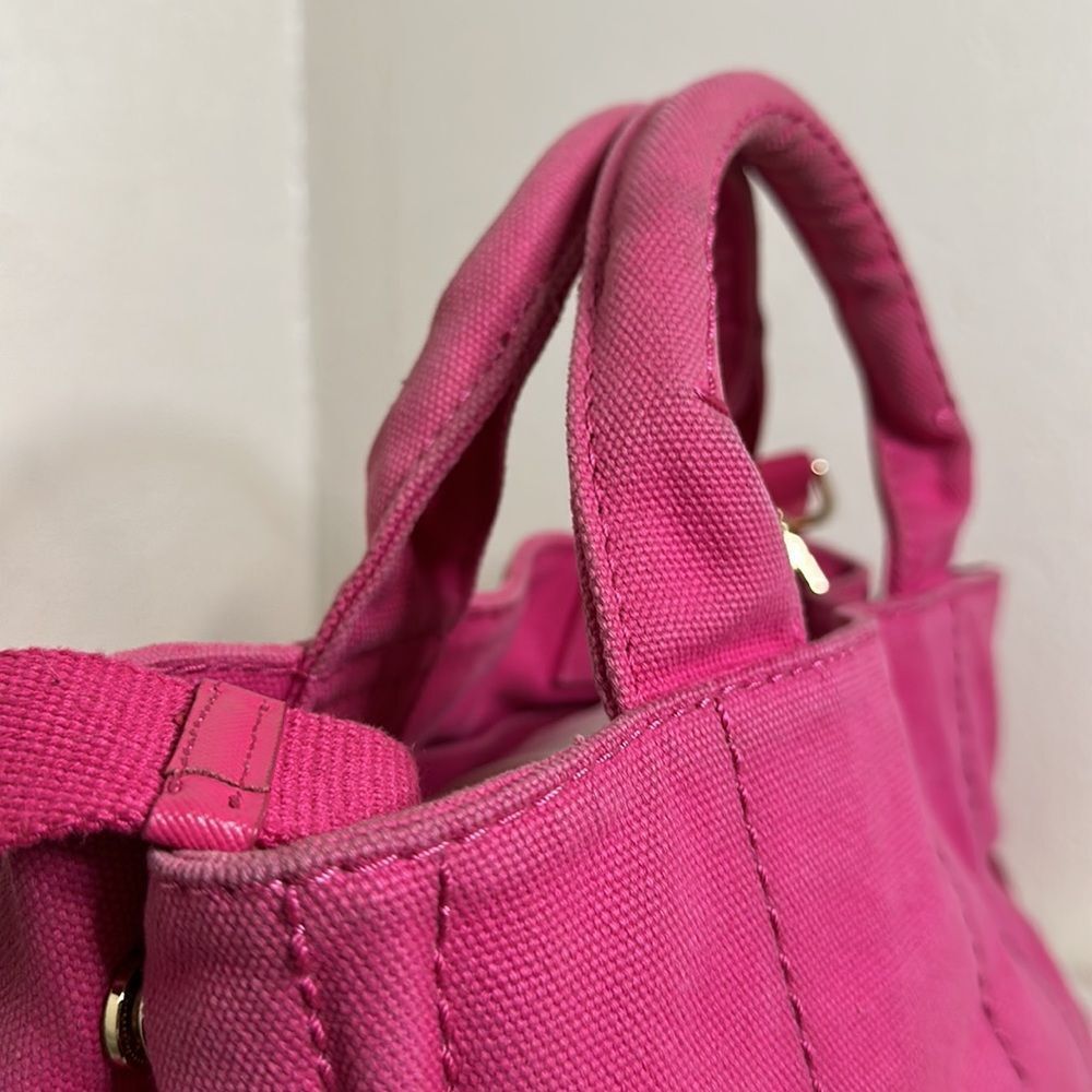 💯Authentic Prada Canapa Two Way - Small sized 🍀 - Picture 9 of 17